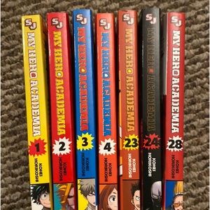 Mha volumes, selling all together.